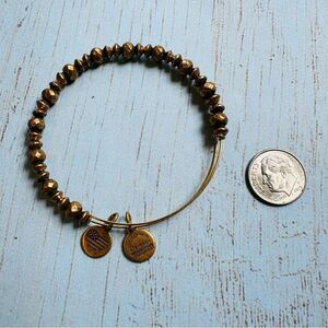 Alex And Ani Gold‎ Beaded Thin Bracelet